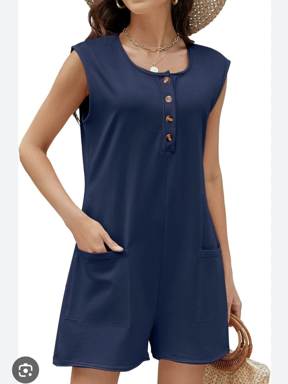 BBX Lephsnt Women's Fashion Cotton Rompers Size L New
